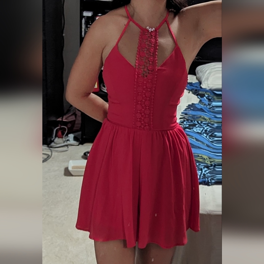Red romper